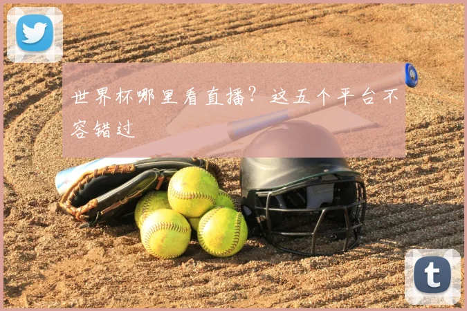 世界杯哪里看直播？这五个平台不容错过